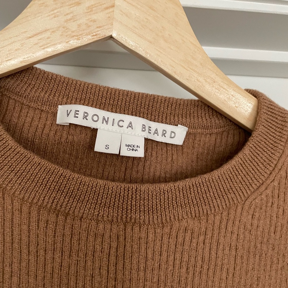 Veronica Beard • Rocha Poplin-paneled Top - Picture 9 of 9